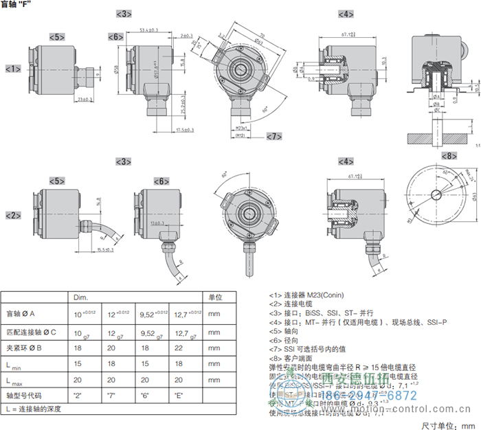 AC58-SSI-P光電絕對(duì)值通用編碼器(盲軸F) - 西安德伍拓自動(dòng)化傳動(dòng)系統(tǒng)有限公司